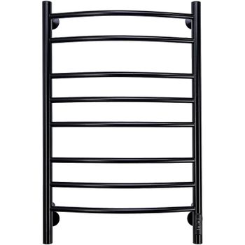 Электрический полотенцесушитель Comfysan Noumi EC-8 80x50 013837 Черный матовый — фото 3, Электрические полотенцесушители