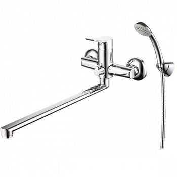 Смеситель для ванны Milardo Amplex AMPSB02M10 универсальный Хром — фото 1, Смеситель для ванны