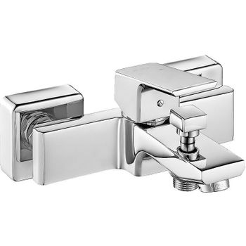 Смеситель для ванны E.C.A. Tiera 102102469EX Хром — фото 1, Смеситель для ванны