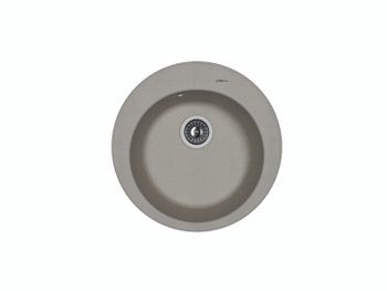 Florentina Мойка "Никосия", серый шелк FG — фото 1, Кухонные мойки