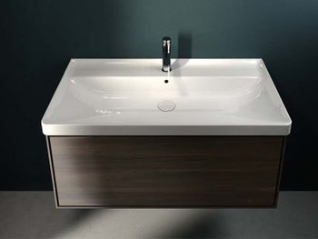 Раковина Hatria Canalgrande 80 Y1EK Белая — фото 3, Раковины подвесные