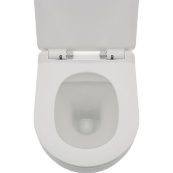 Унитаз AQUAme AQM2002 подвесной Белый глянец с сиденьем Микролифт — фото 5, Подвесные унитазы