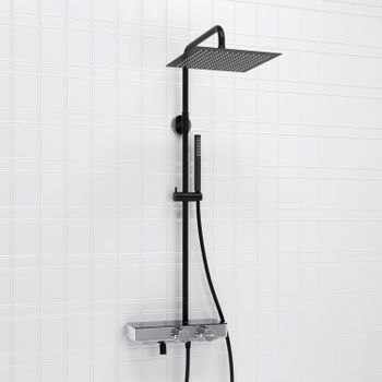 A114.162.217.CB Thermo Душевой комплект с термостатическим смесителем — фото 1, Душевые стойки