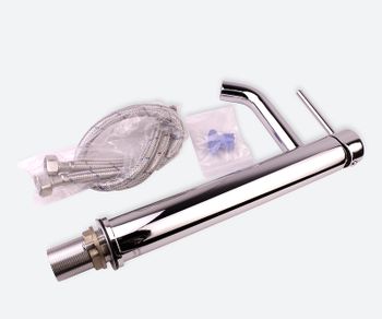 Смеситель для раковины Bronze de Luxe Scandi 1452C Хром — фото 2, Смесители для раковины