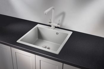 Granula-5102, СЛАНЕЦ, кухонная мойка, кварц — фото 2, Кухонные мойки