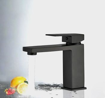 Смеситель для раковины ALMAes Fango TVZ-0934 Черный матовый — фото 4, Смесители для раковины