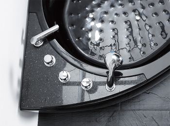 Акриловая ванна Gemy 170х133 G9086 O R с гидромассажем — фото 3, Акриловые ванны