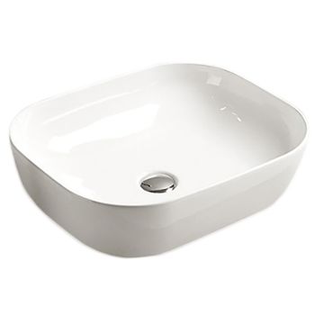 Раковина-чаша CeramaLux 50 78104 Белая — фото 1, Раковины накладные