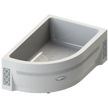 Акриловый поддон для душа Radomir 120x80x45 R 1-11-0-2-0-009 Белый — фото 1, Акриловые душевые поддоны