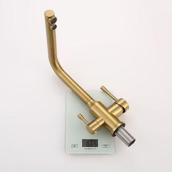 Смеситель для кухни Raglo R81.61.03 Золото матовое — фото 9, Смесители для кухни