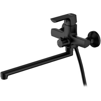 Смеситель для ванны Lemark Ursus LM7251BL универсальный Черный — фото 3, Смеситель для ванны