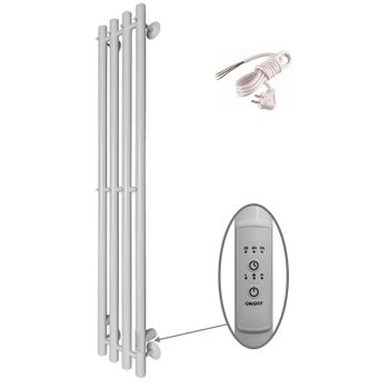 Электрический полотенцесушитель Altasan Арго 120х21 Арго12021БМ Белый матовый — фото 1, Электрические полотенцесушители