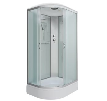 Душевая кабина Niagara Classic NG-33984-14R (90х80х215) средний поддон(26см),стекло матовое,4 места — фото 1, Душевые кабины