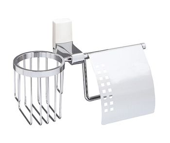 Leine K-5059WHITE Держатель туалетной бумаги и освежителя — фото 1, Держатели туалетной бумаги