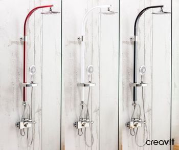 Душевая система Creavit SH771 Красная — фото 2, Душевые стойки