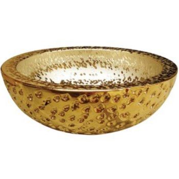 Раковина-чаша CeramaLux 41 J2049 Золото — фото 1, Раковины накладные