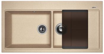 Florentina Мойка "Россана", песочный FS — фото 1, Кухонные мойки
