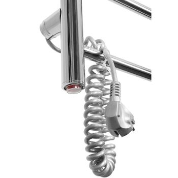 Электрический полотенцесушитель Domoterm Классик DMT 109-6 50x80 EK L Хром — фото 2, Электрические полотенцесушители