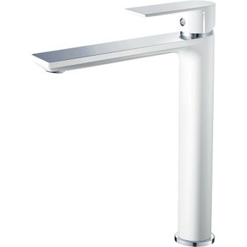 Смеситель для раковины Haiba HB11505-8 Белый Хром — фото 1, Смесители для раковины