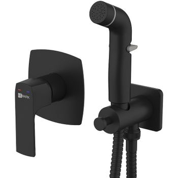 Гигиенический душ со смесителем Lemark Ursus LM7219BL Черный — фото 1, Гигиенические души