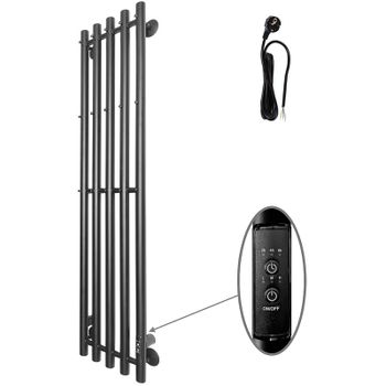 Электрический полотенцесушитель Altasan АргоЛюкс 120х27 АргоЛюкс12027ЧМ Черный муар — фото 1, Электрические полотенцесушители