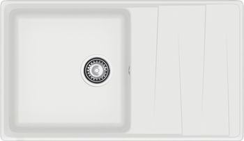 GRANFEST Мойка LEVEL 860L 1-чаша+крыло 860*500мм иней арт.GF- — фото 2, Кухонные мойки