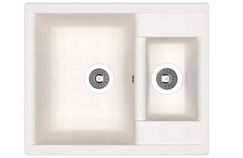 Dr.Gans Мойка "Астра" 620 К, белый СМс — фото 1, Кухонные мойки