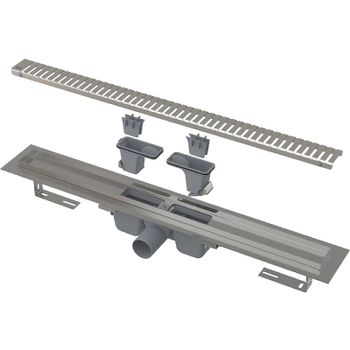 Душевой лоток Alcaplast APZ1SMART-LINE-650 с решеткой Хром — фото 1, Душевые лотки