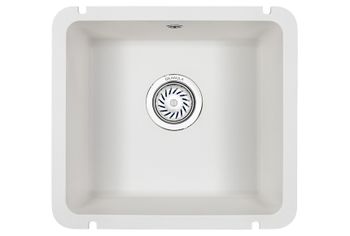 Granula-3601, АРКТИК (БЕЛЫЙ), кухонная мойка, кварц — фото 1, Кухонные мойки