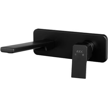 Смеситель для раковины E.C.A. Tiera 102167605C1EX-K Черный матовый — фото 1, Смесители для раковины