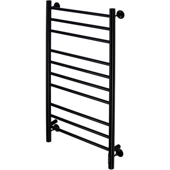 Электрический полотенцесушитель Comfysan Luce EC-8 80x40 013417 Черный матовый — фото 1, Электрические полотенцесушители