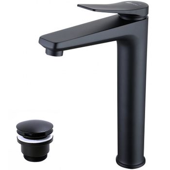 Смеситель для раковины Lemark Bronx LM3709BL Черный — фото 1, Смесители для раковины