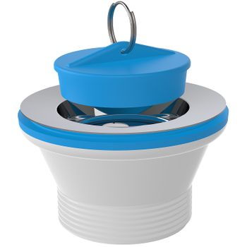 Выпуск для кухонной мойки Nova 7002 Хром — фото 1, Донные клапаны