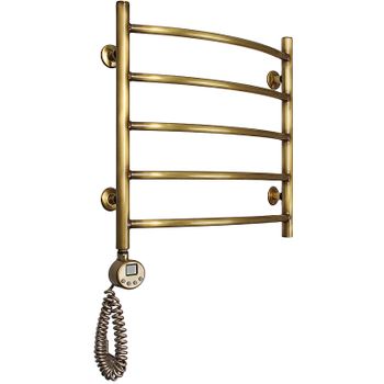 Электрический полотенцесушитель Domoterm Калипсо П5 500x500 АБР EL Античная бронза — фото 4, Электрические полотенцесушители