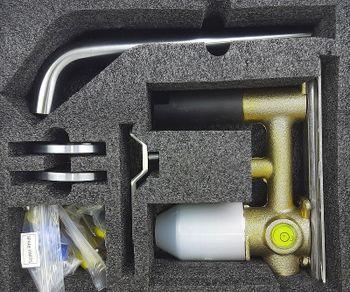 Смеситель для раковины Bronze de Luxe 1760'S 5530CC Хром матовый — фото 3, Смесители для раковины