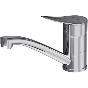 Смеситель для раковины Dorff Norma D1000000 Хром — фото 1, Смесители для раковины