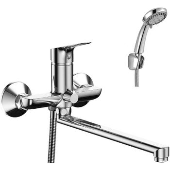 Смеситель для ванны Rossinka RS29-33 универсальный Хром — фото 1, Смеситель для ванны