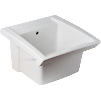 Хозяйственная раковина Hatria Complementi 60 YXMC Белая — фото 1, Раковины встраиваемые сверху