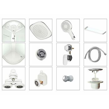 Душевая кабина Melodia della vita Classica 80x80 MB01031 без гидромассажа — фото 3, Душевые кабины