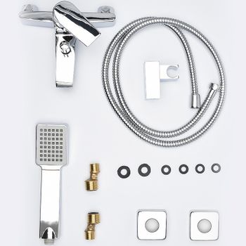 Смеситель для ванны AQUAme Prato AQMP6122 Хром — фото 4, Смеситель для ванны