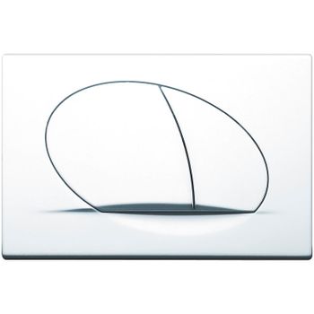 Клавиша смыва Roca Active 42B 8901140B0 Белая — фото 1, Кнопки смыва