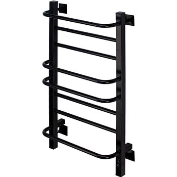 Электрический полотенцесушитель Comfysan Puro-K EC-8 80x40 013172 Черный матовый — фото 1, Электрические полотенцесушители