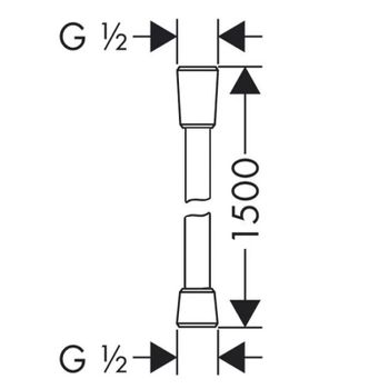 Душевой шланг Lemark LE8025P-Black Черный — фото 2, Душевые шланги