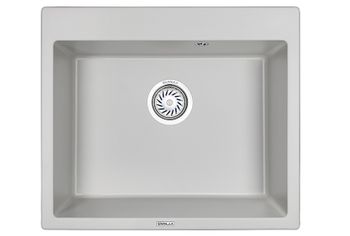 Granula-6001, СЛАНЕЦ, кухонная мойка, кварц — фото 1, Кухонные мойки