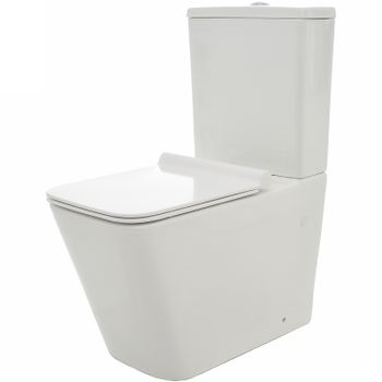 Унитаз компакт AQUAme AQM1003 без бачка с сиденьем Микролифт — фото 1, Напольные унитазы