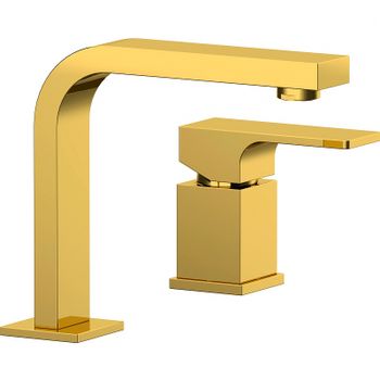 Смеситель для раковины Remer Absolute AU57DO Золото — фото 1, Смесители для раковины
