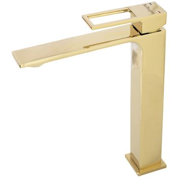 Смеситель для раковины BelBagno Luce LUC-LMC-ORO-W0 Золото — фото 1, Смесители для раковины