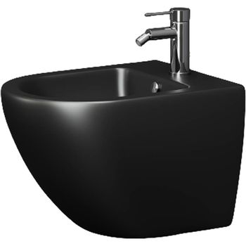 Биде Ceramicanova Metropol CN4003MB подвесное Черное — фото 3, Биде подвесные