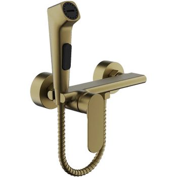 Гигиенический душ со смесителем Belz B55645-5 Золото матовое — фото 1, Гигиенические души