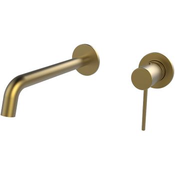 Смеситель для раковины Raiber Graceful RPG-004 Золото матовое — фото 1, Смесители для раковины